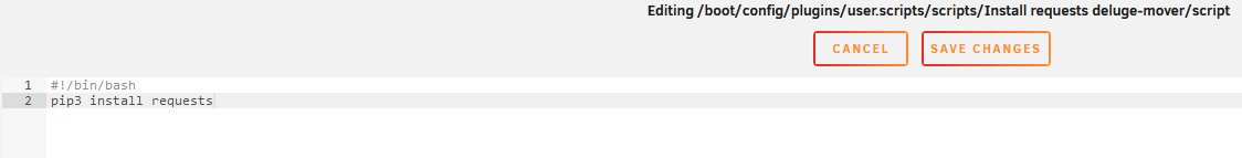 !Bash script